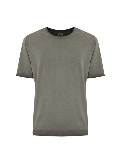 T-shirt in crepe di cotone Black C.P. COMPANY | 18CMKN211 A004128S999